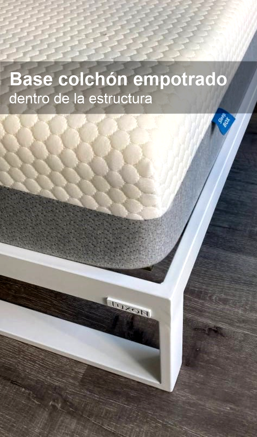 Cama dividida en dos módulos 200x200 sin respaldo
