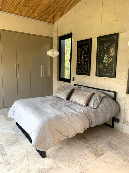 Cama en un módulo 160x190 - 160x200 con respaldo