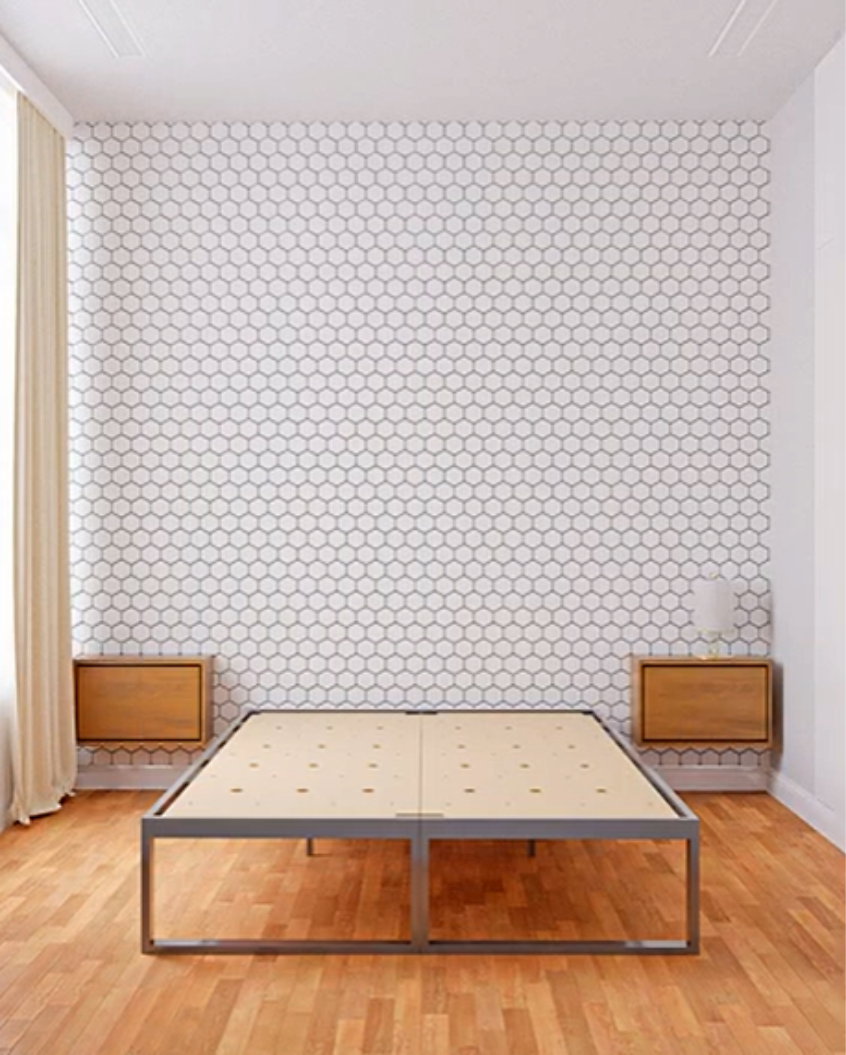 Cama dividida en dos módulos 200x200  sin respaldo