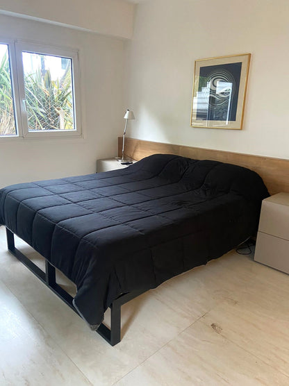 Cama dividida en dos módulos 140x190 sin respaldo