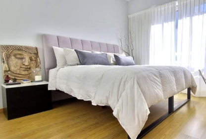 Cama dividida en dos módulos 200x200  sin respaldo