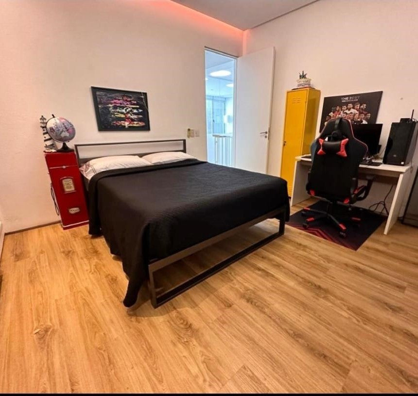Cama en un módulo 180x190 - 180x200 con respaldo